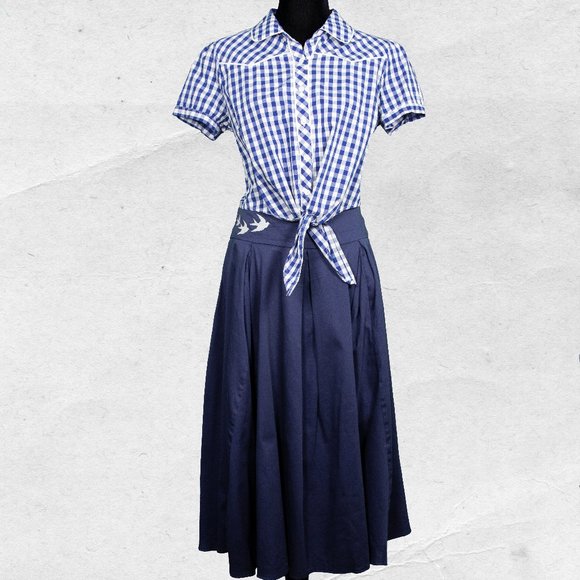 Collectif London Skirt - Picture 2 of 10